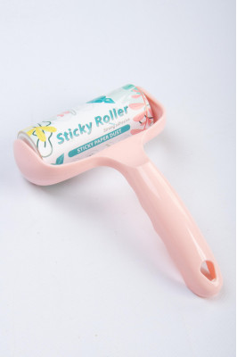 Щітка-ролик для одягу, 10 см, 30 шарів паперу, пластикова ручка, Sticky roller
